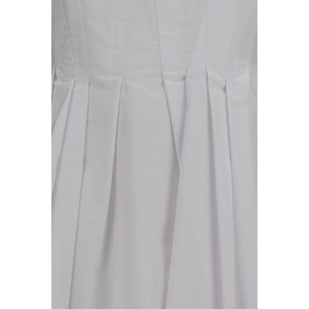 Max Mara White Cotton Casual Dress for Women