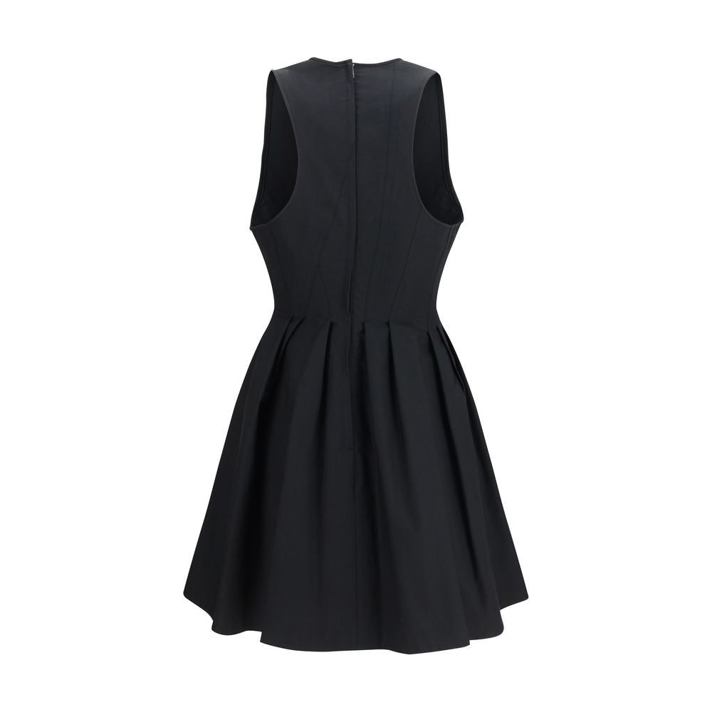 Max Mara Black Cotton Casual Dress - Sleeveless & Modern