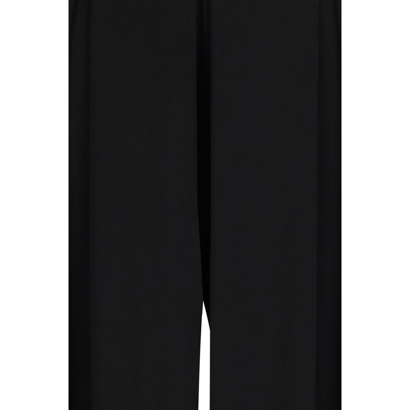 Max Mara Pure Black Viscose Casual Pants