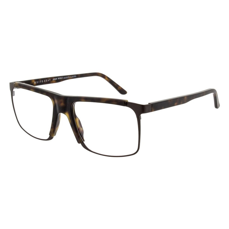 Andy Wolf Brown Plastic Glasses Frames for Men