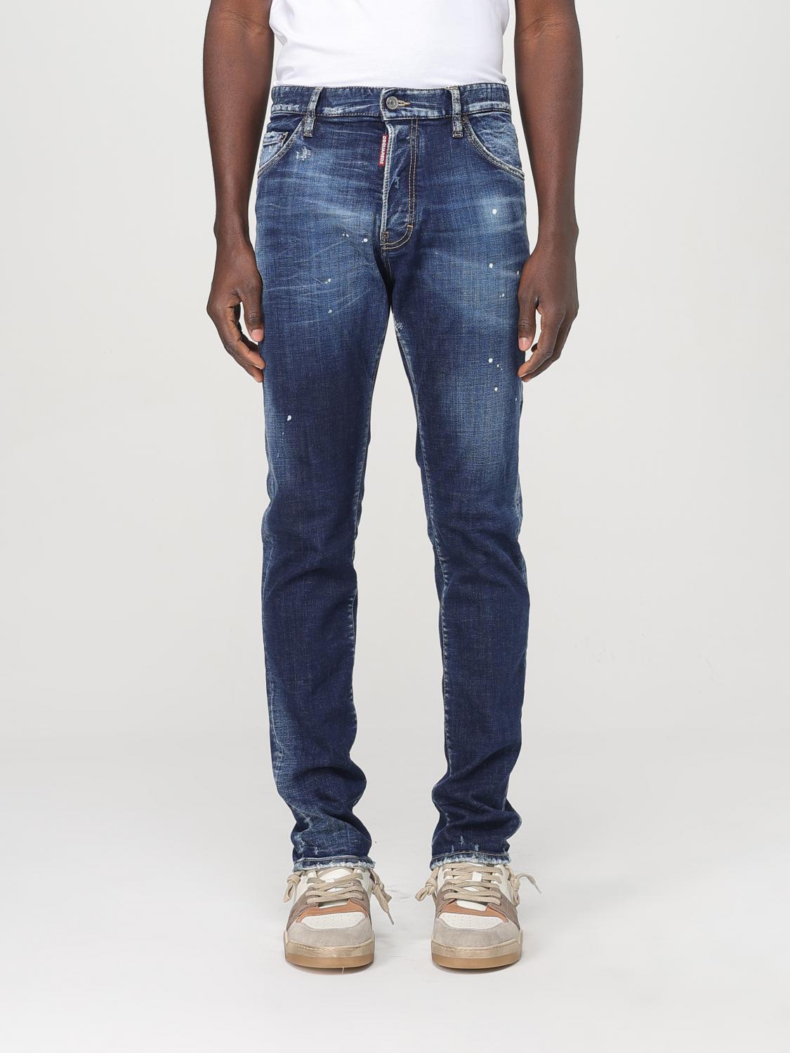 Dsquared² Blue Denim Relaxed Fit Jeans for Men