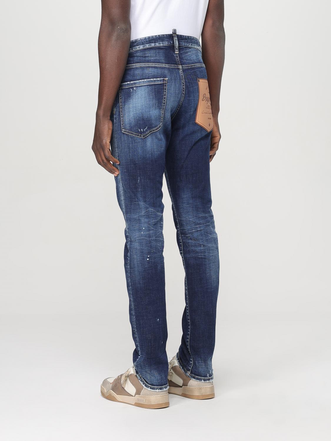 Dsquared² Blue Denim Relaxed Fit Jeans for Men