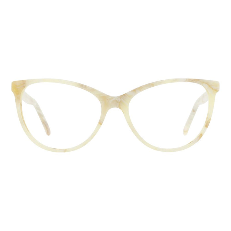 Andy Wolf Beige Acetate Cat Eye Glasses (Frames)