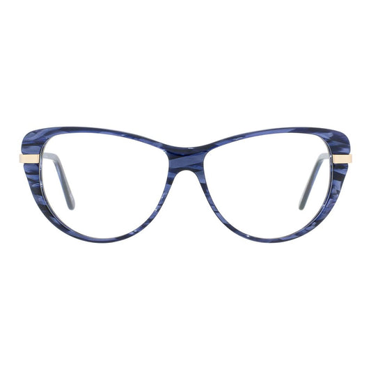 Andy Wolf Blue Metal & Plastic Cat Eye Glasses (Frames)