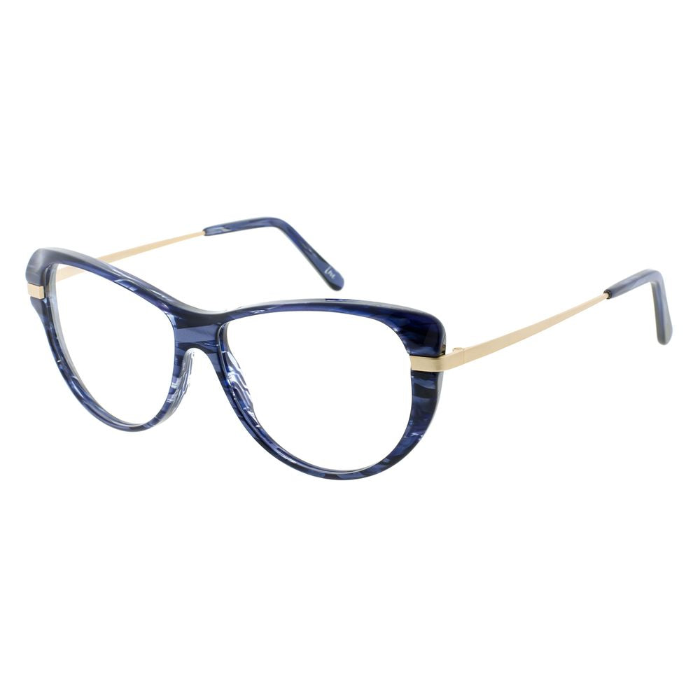 Andy Wolf Blue Metal & Plastic Cat Eye Glasses (Frames)