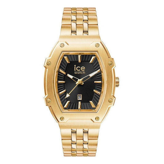 Montre de Luxe en Acier Inoxydable Doré ICE