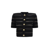 Gilet Balmain en viscose noire