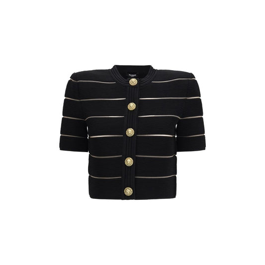 Gilet Balmain en viscose noire