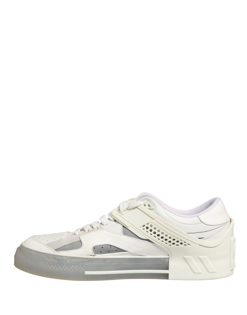 Dolce & Gabbana White Low Top Custom 2.Zero Sneakers