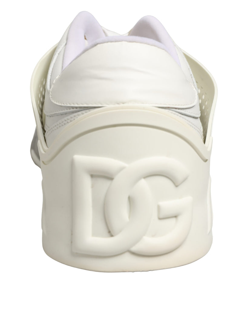 Dolce & Gabbana White Low Top Custom 2.Zero Sneakers