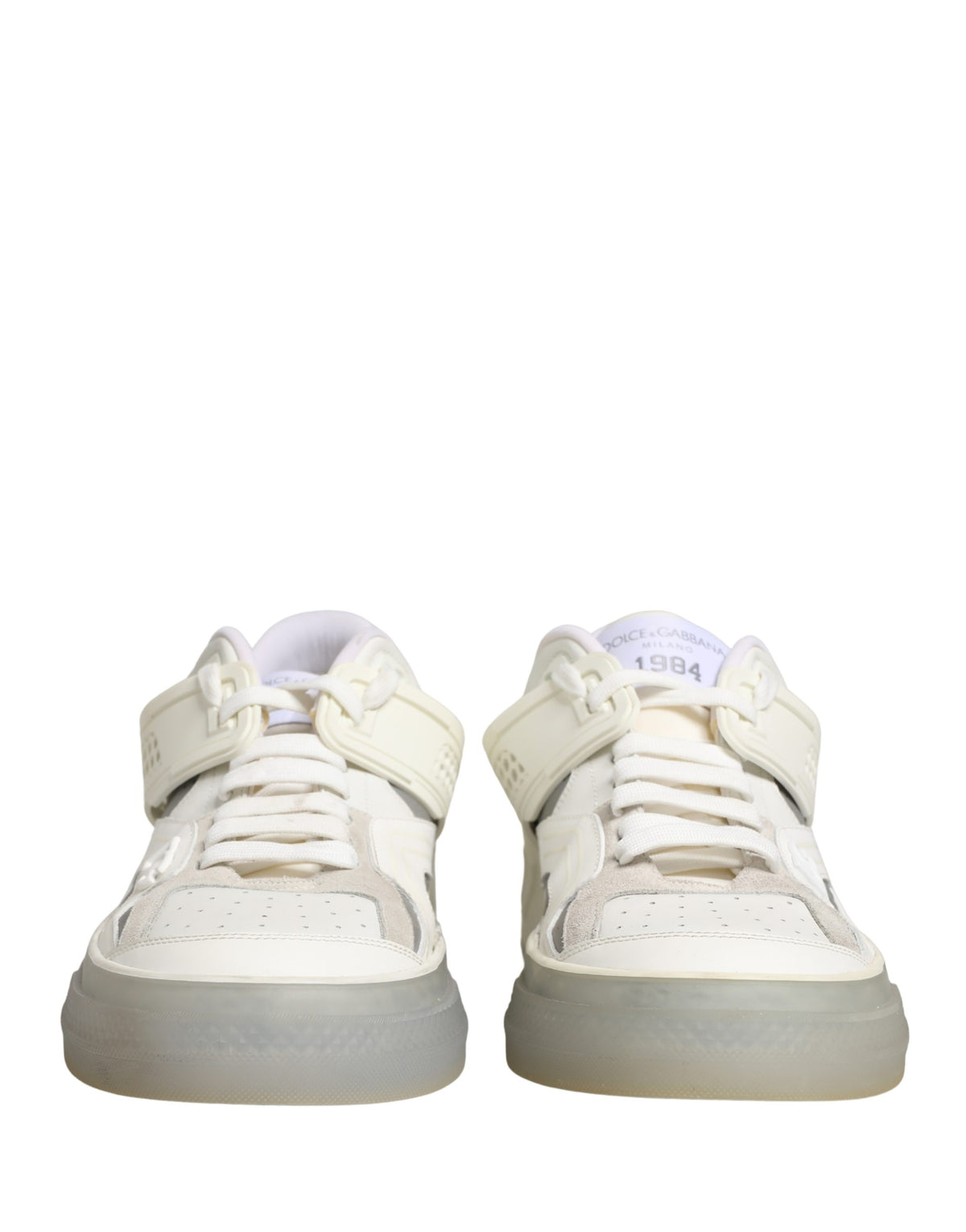 Dolce & Gabbana White Low Top Custom 2.Zero Sneakers