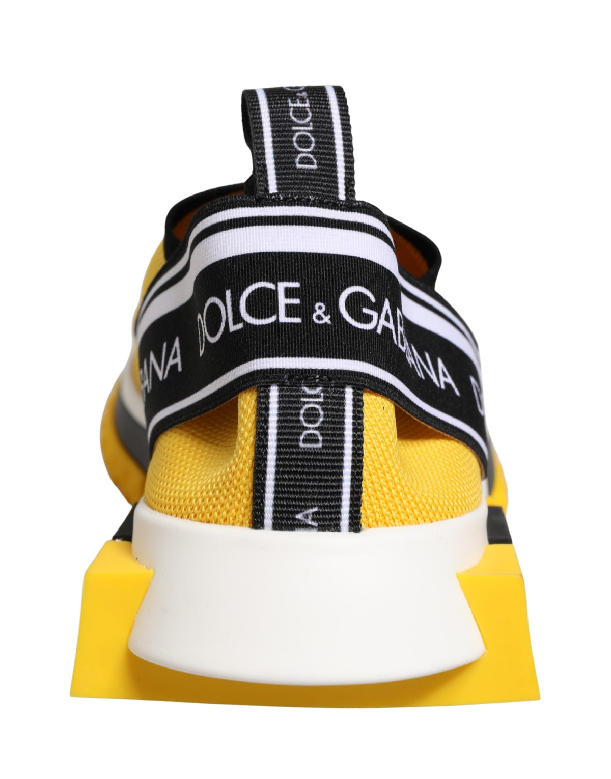 Dolce & Gabbana Yellow Sorrento Slip-On Low Top Sneakers