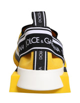 Dolce & Gabbana Yellow Sorrento Slip-On Low Top Sneakers