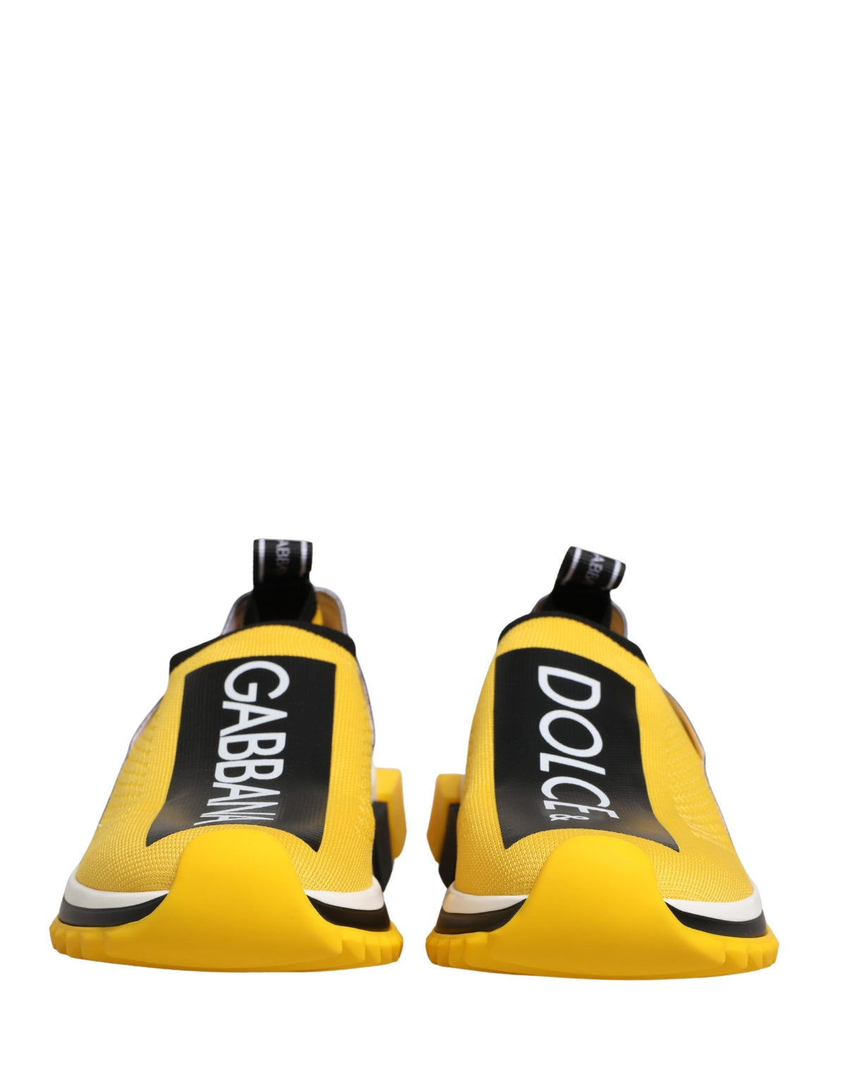 Dolce & Gabbana Yellow Sorrento Slip-On Low Top Sneakers