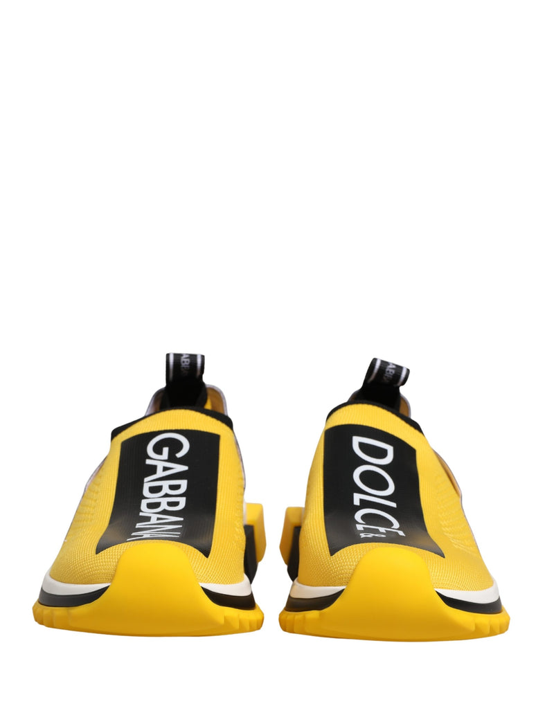 Dolce & Gabbana Yellow Sorrento Slip-On Low Top Sneakers