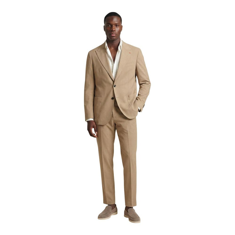 Mulish Beige Polyester Two-Piece Suit - Carducci ABS111R
