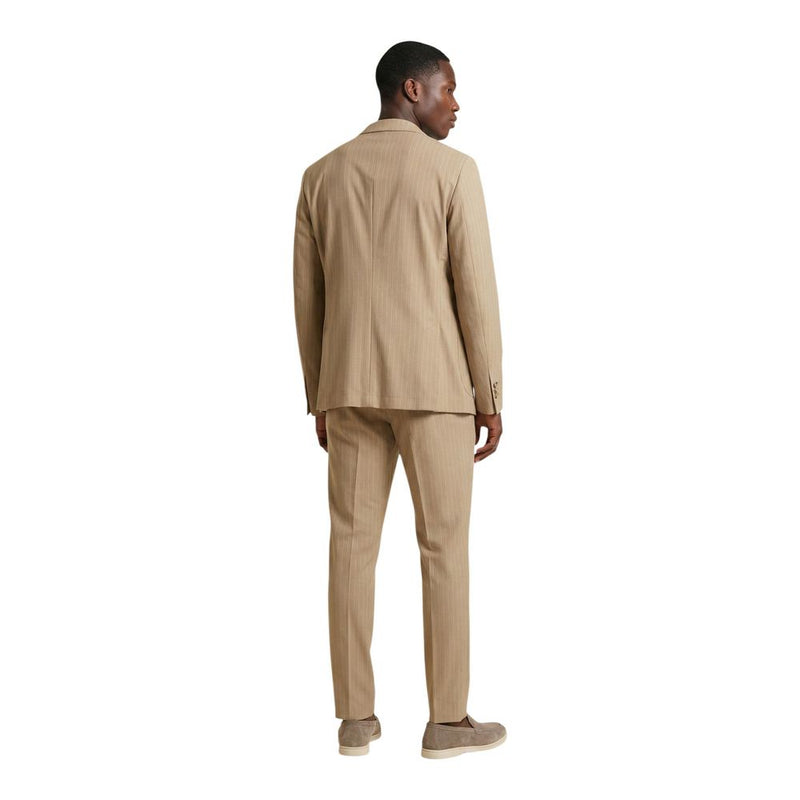 Mulish Beige Polyester Two-Piece Suit - Carducci ABS111R