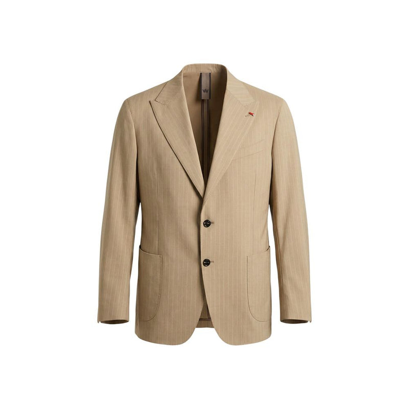 Mulish Beige Polyester Two-Piece Suit - Carducci ABS111R