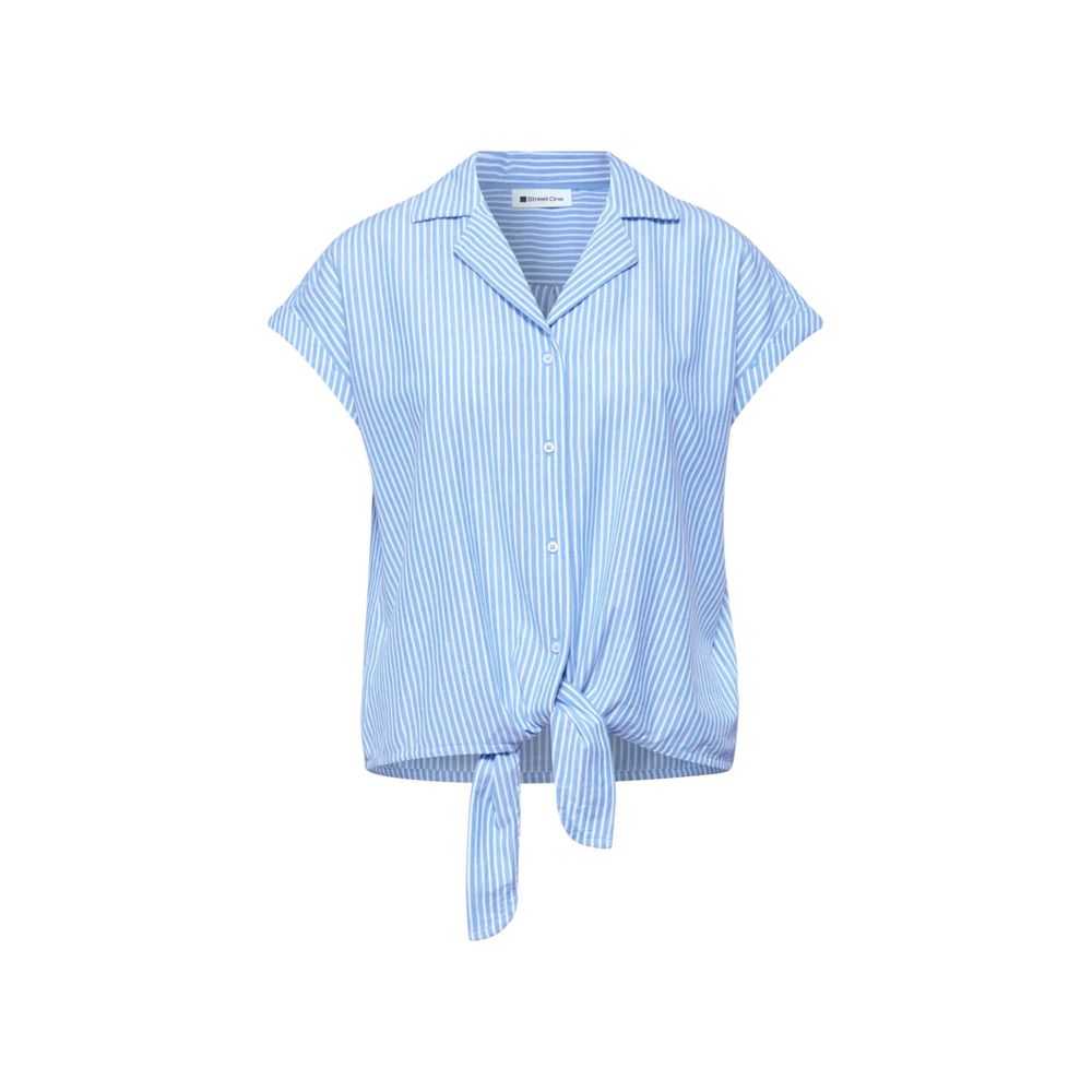 Street One Blue Cotton Shortsleeve Shirt - Elegant and Casual