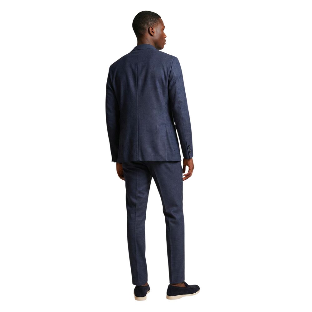 Mulish GIORGIONE-AB ABS707 Blue Polyester Two-Piece Suit