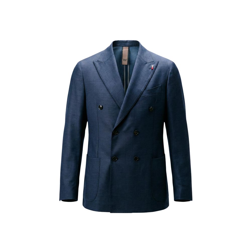 Mulish GIORGIONE-AB ABS707 Blue Polyester Two-Piece Suit