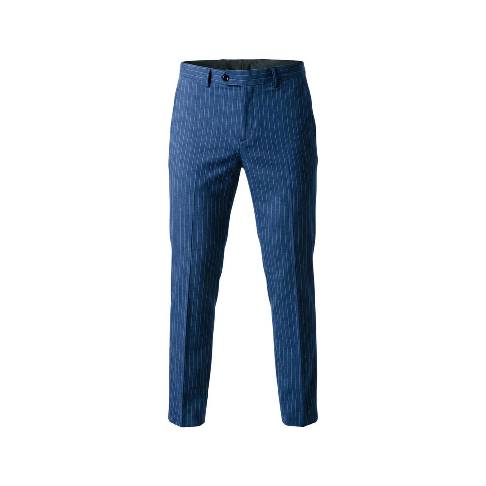Mulish Blue Polyester Two-Piece Suit - CARDUCCI ABS111R