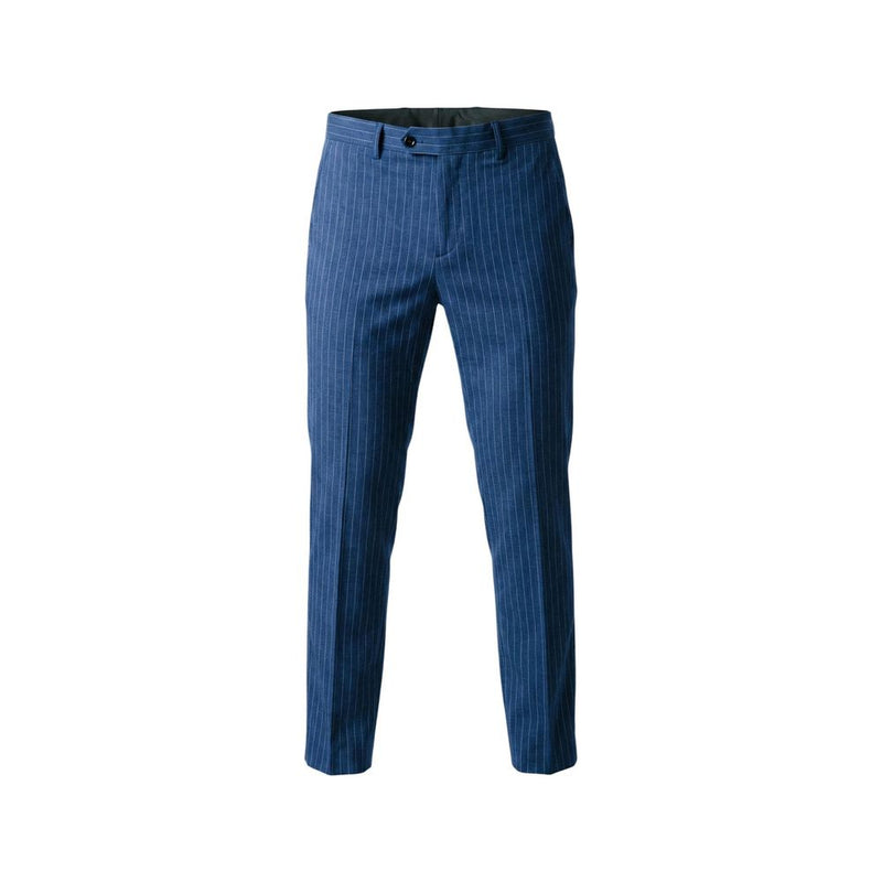 Mulish Blue Polyester Two-Piece Suit - CARDUCCI ABS111R