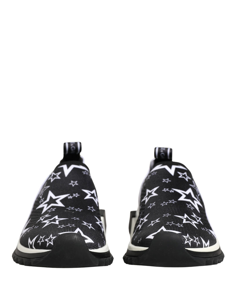 Dolce & Gabbana SORRENTO Sneakers - Black Stars Logo