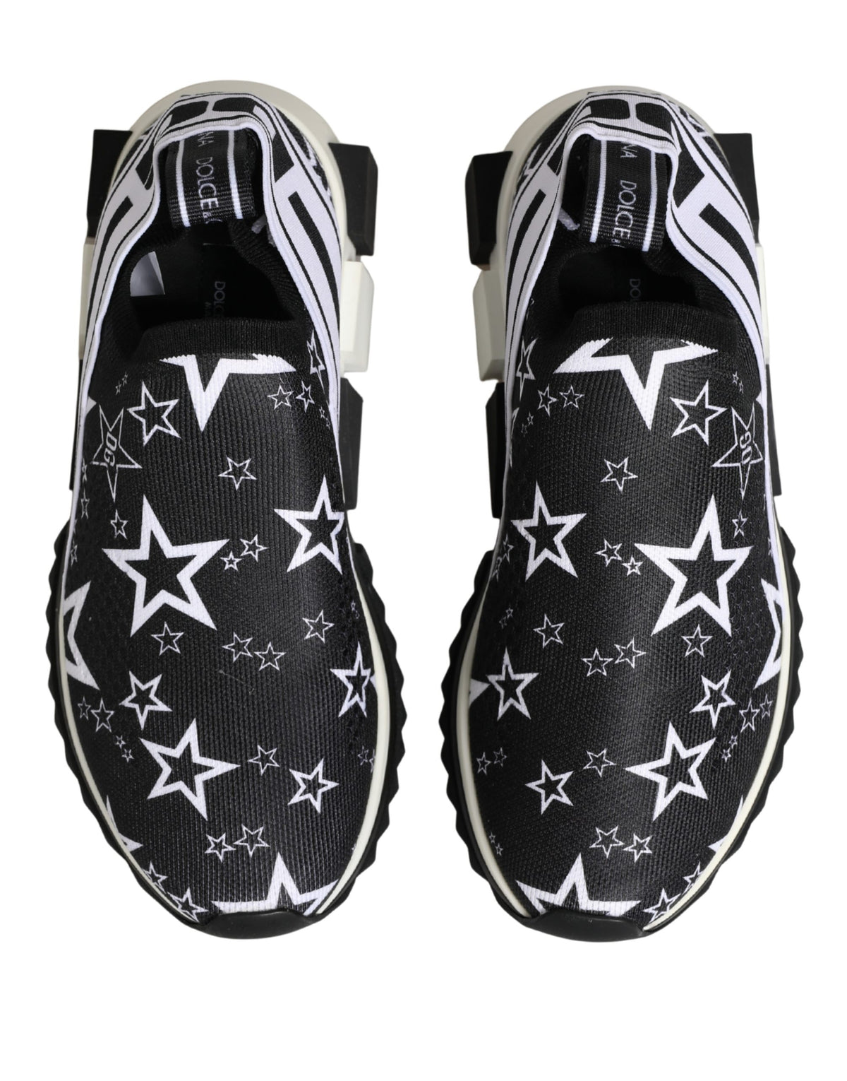Dolce & Gabbana SORRENTO Sneakers - Black Stars Logo