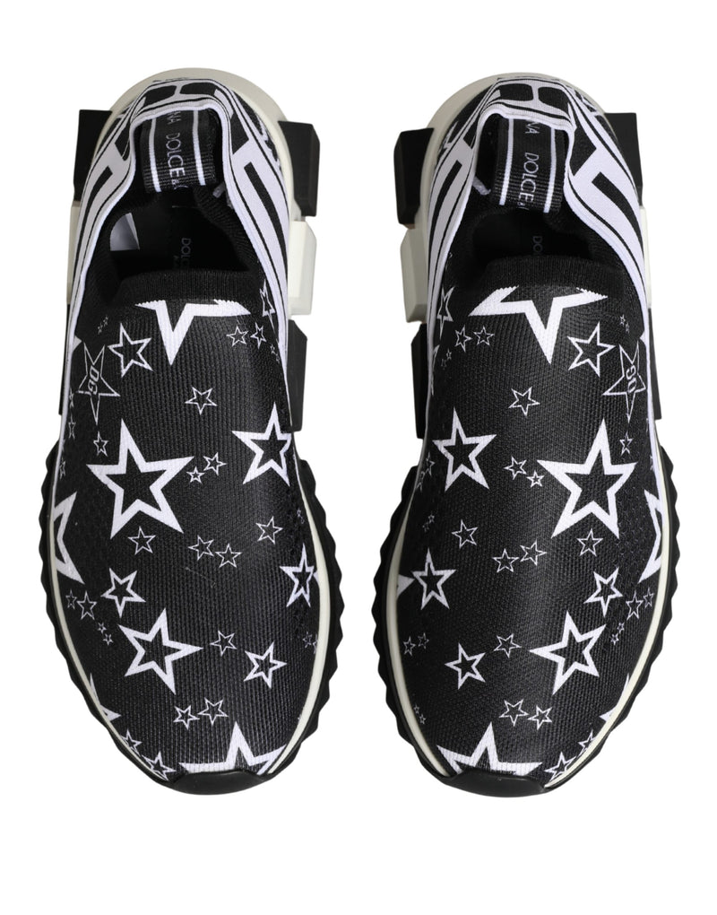 Dolce & Gabbana SORRENTO Sneakers - Black Stars Logo