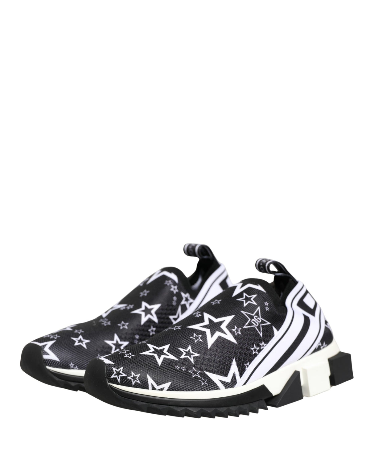 Dolce & Gabbana SORRENTO Sneakers - Black Stars Logo