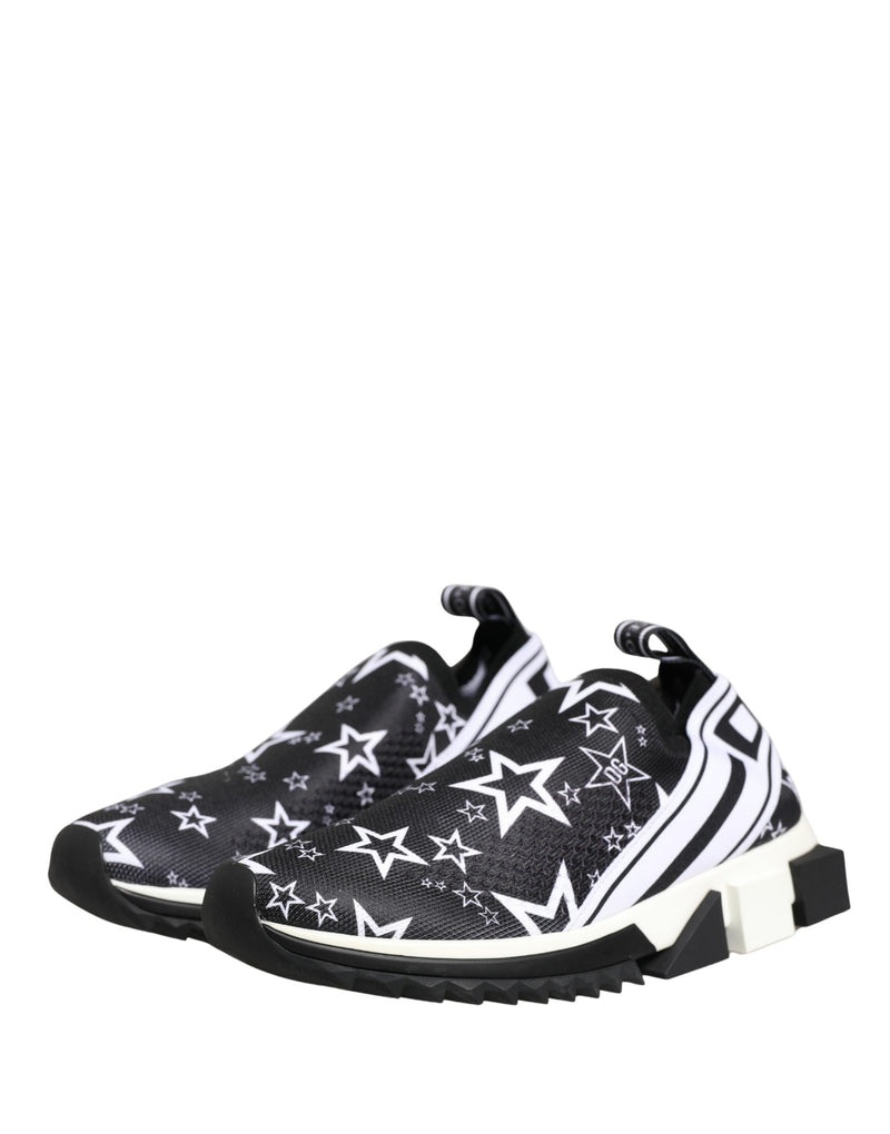 Dolce & Gabbana SORRENTO Sneakers - Black Stars Logo