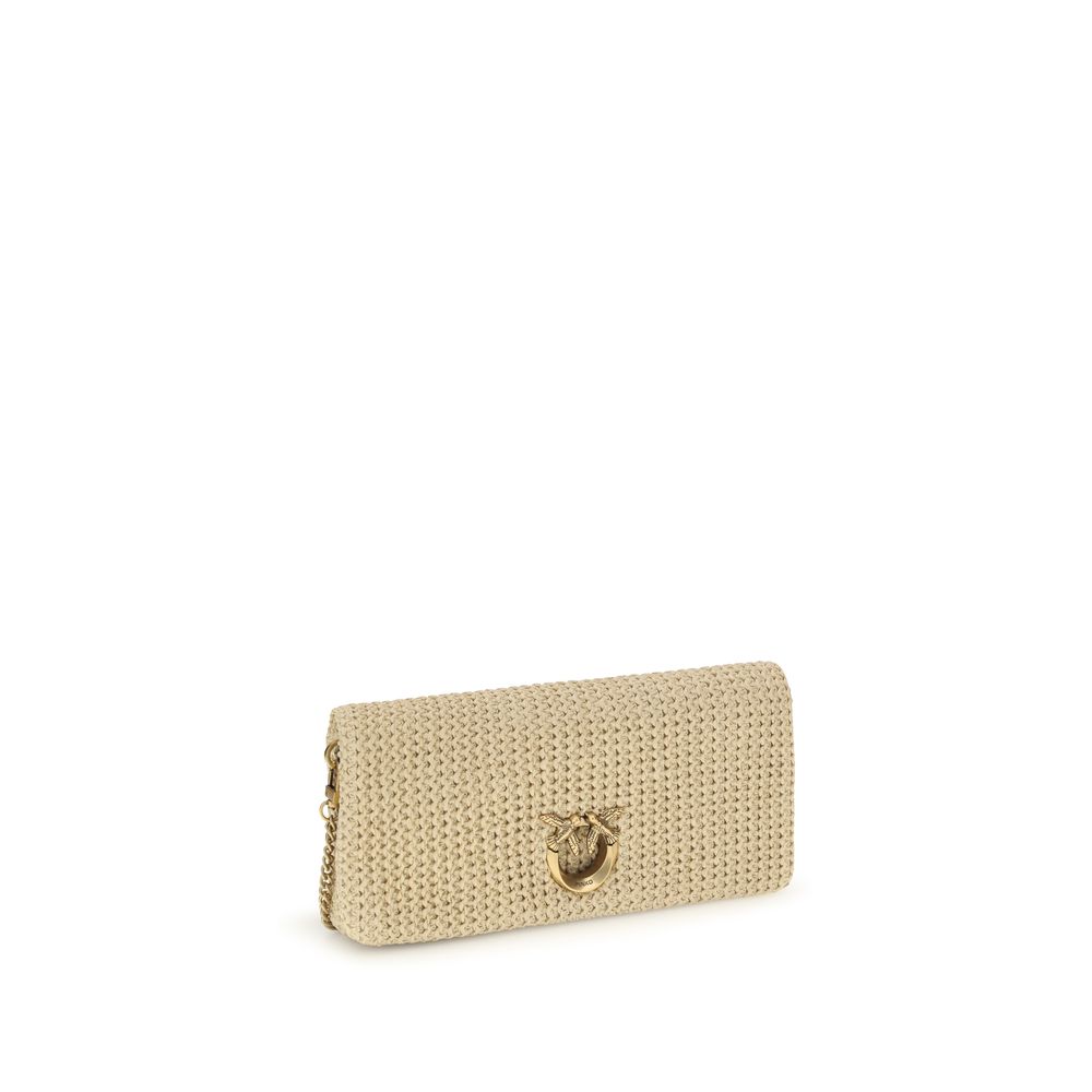 PINKO Love Bag Beige Polypropylene Shoulder Bag