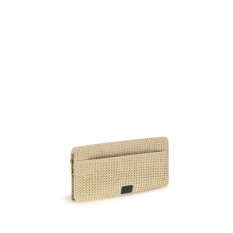 PINKO Love Bag Beige Polypropylene Shoulder Bag