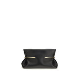 Givenchy Black Napa Leather Pinch Clutch Bag