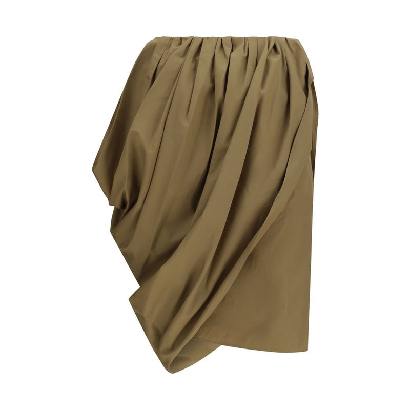 Chloé Bicolor Cotton Midi Skirt for Women