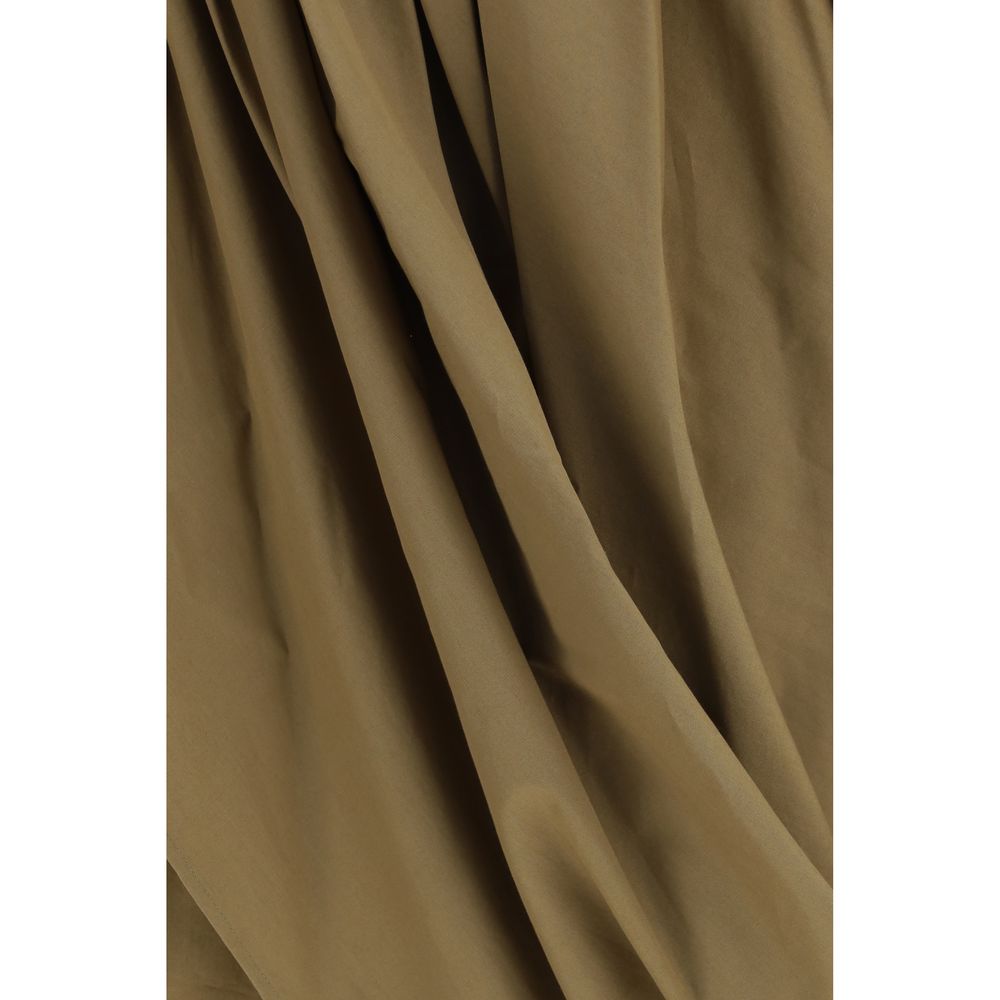 Chloé Bicolor Cotton Midi Skirt - Élégance et Confort