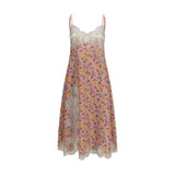 Dolce & Gabbana Multicolor Silk Floral Slip Dress