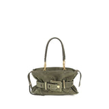 Balmain Bicolor Calf Leather Bos Taurus Handbag - SS26