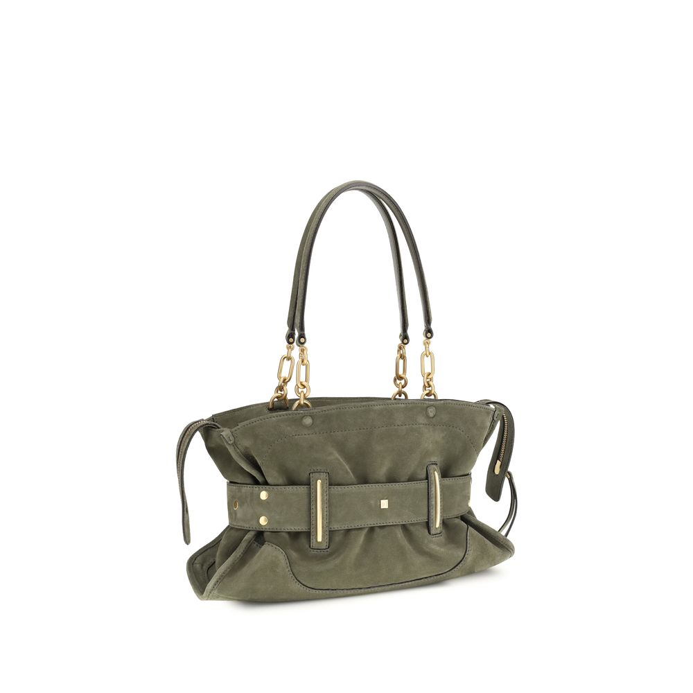 Balmain Bicolor Calf Leather Bos Taurus Handbag - SS26