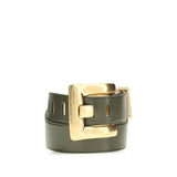 Ceinture Balmain Bicolore en Cuir de Veau Bos Taurus