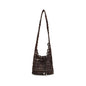 Staud Brown Wood Shoulder Bag