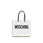 Moschino White Calf Leather Bos Taurus Handbag