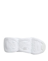 Dolce & Gabbana White Slip On Wave Low Top Sneakers