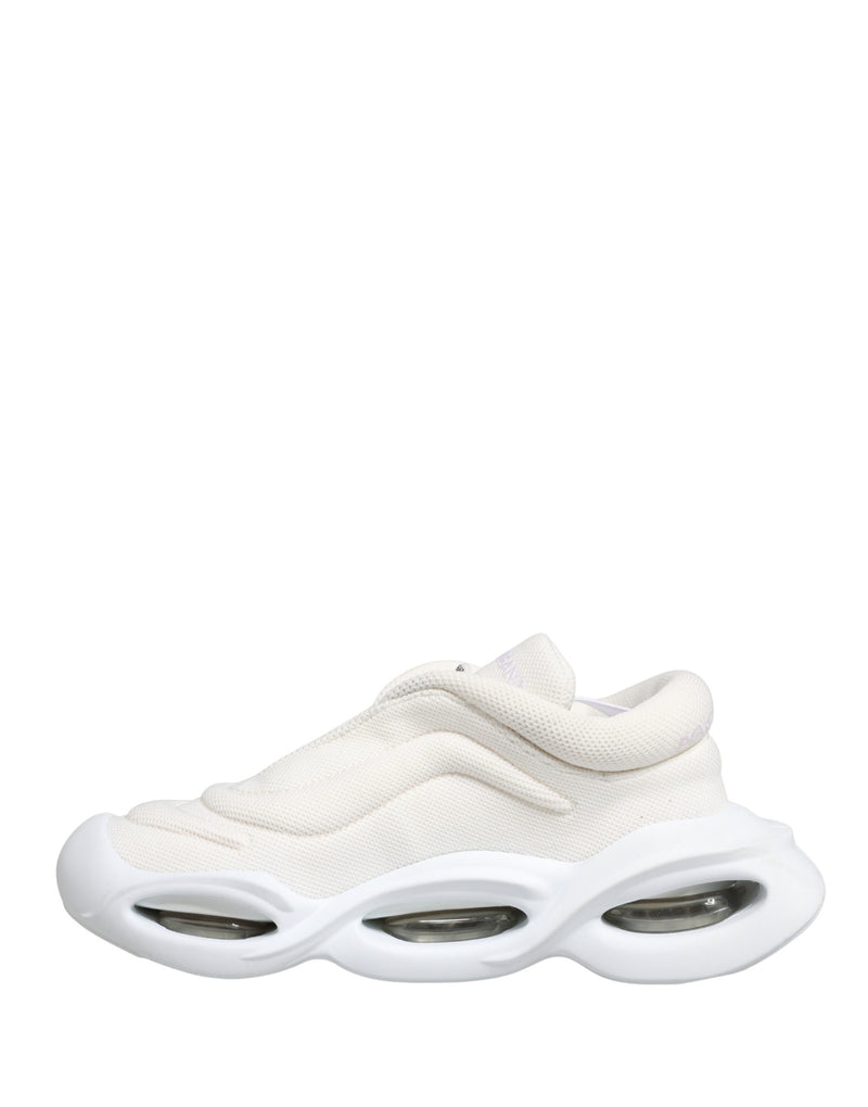 Dolce & Gabbana White Slip On Wave Low Top Sneakers
