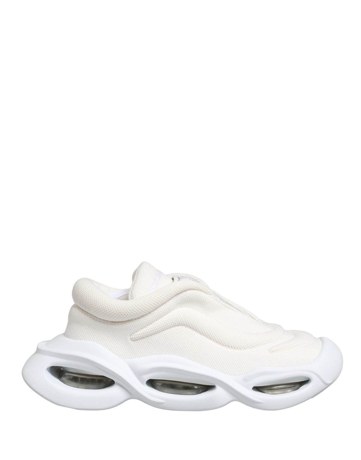 Dolce & Gabbana White Slip On Wave Low Top Sneakers