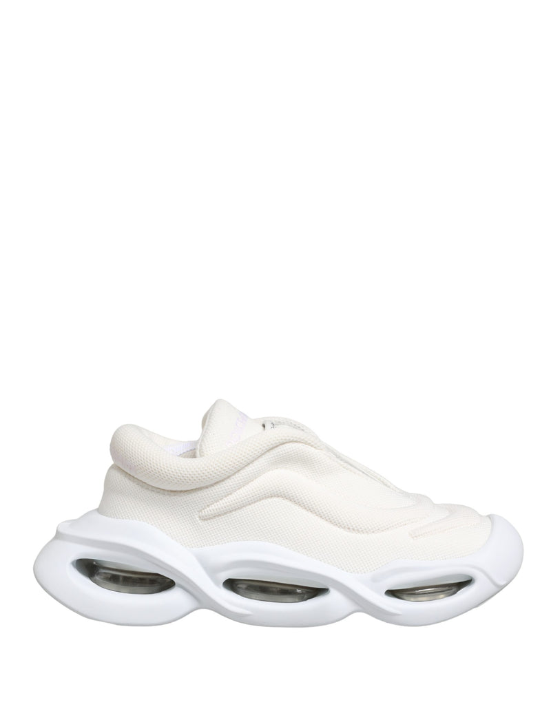 Dolce & Gabbana White Slip On Wave Low Top Sneakers