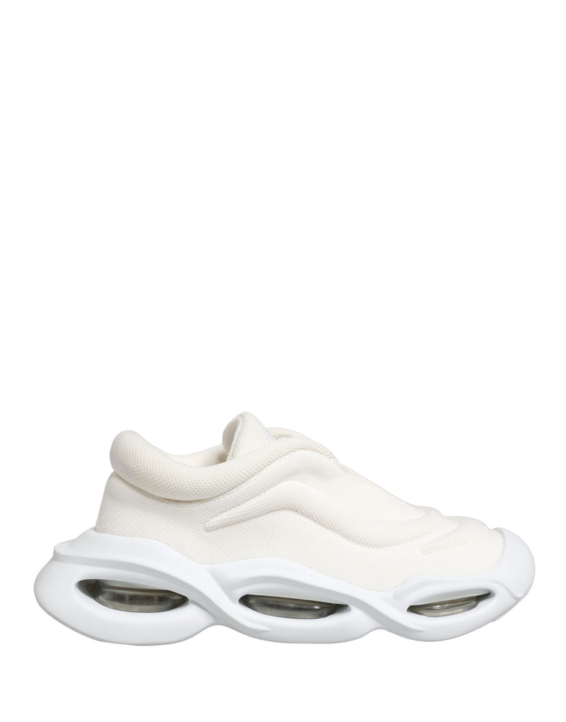 Dolce & Gabbana White Slip On Wave Low Top Sneakers