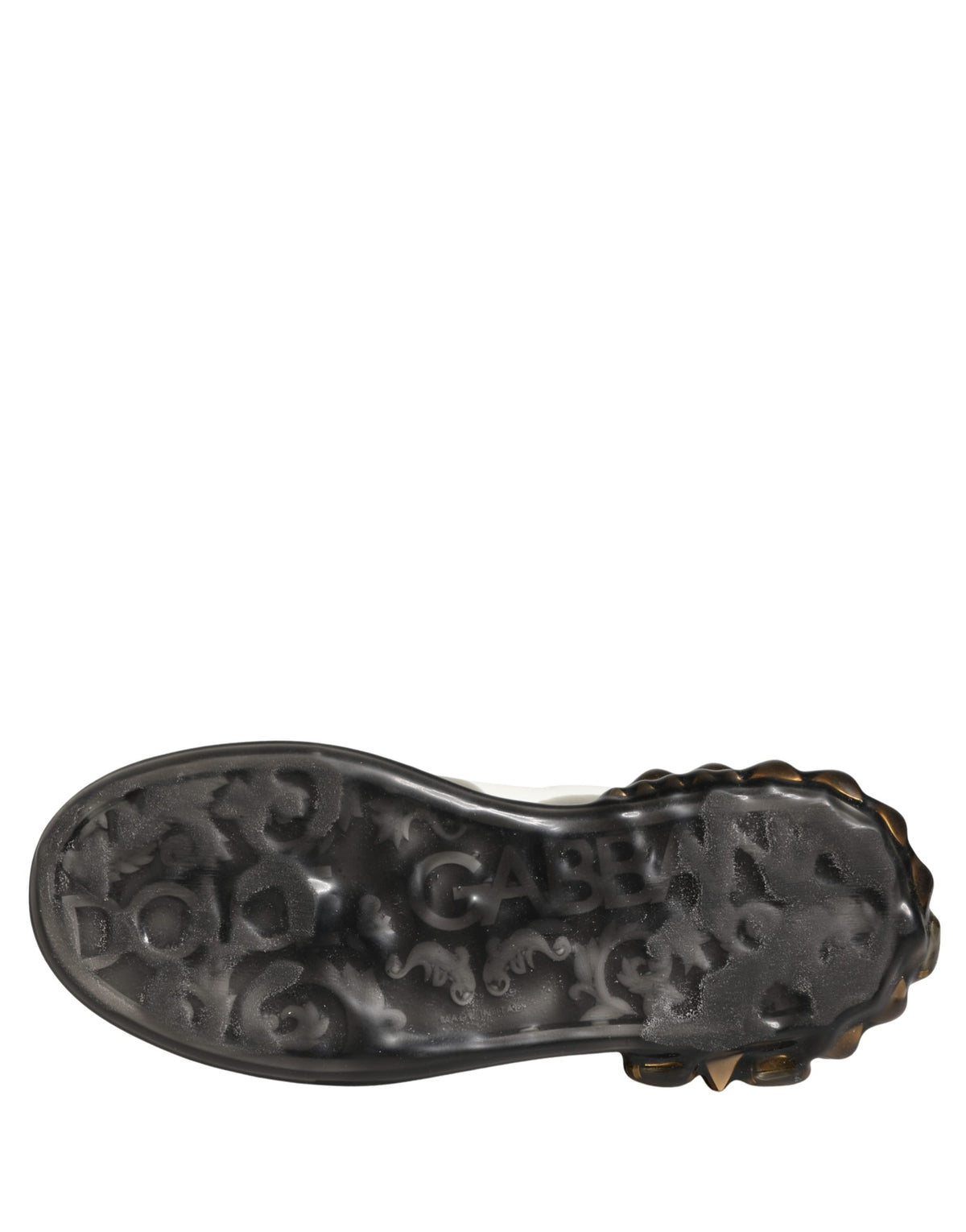 Dolce & Gabbana Multicolor Crystal Studded LOVE Sneakers