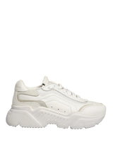 Dolce & Gabbana White Leather Daymaster Low Top Sneakers